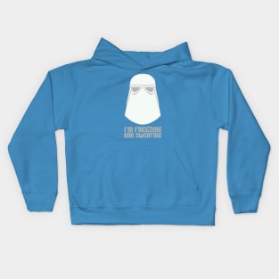 I'm Freezing And Sweating Kids Hoodie